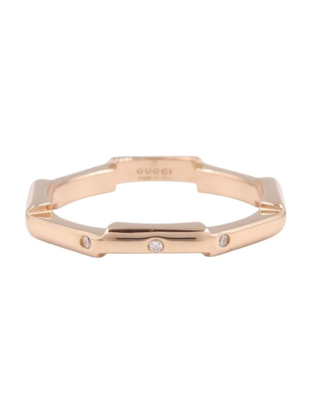 Gucci Ring Diamond 18k Pink Gold - Picture 2 of 11